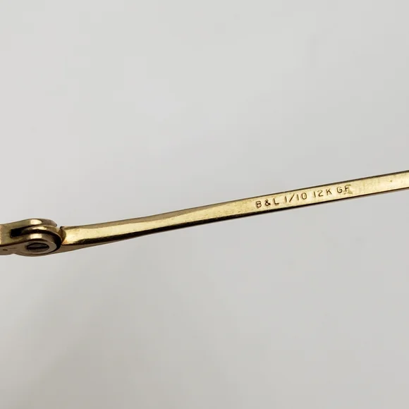 Vintage B&L Bausch & Lomb 12K Gold Filled Sunglasses Rimway Ful-Vue /w Case - Picture 6 of 11